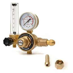 Régulateur de débit de gaz argon et CO2, vanne de réduction de pression et manomètre pour GPL et hélium, manomètre de dioxyde de carbone - Product Image 1