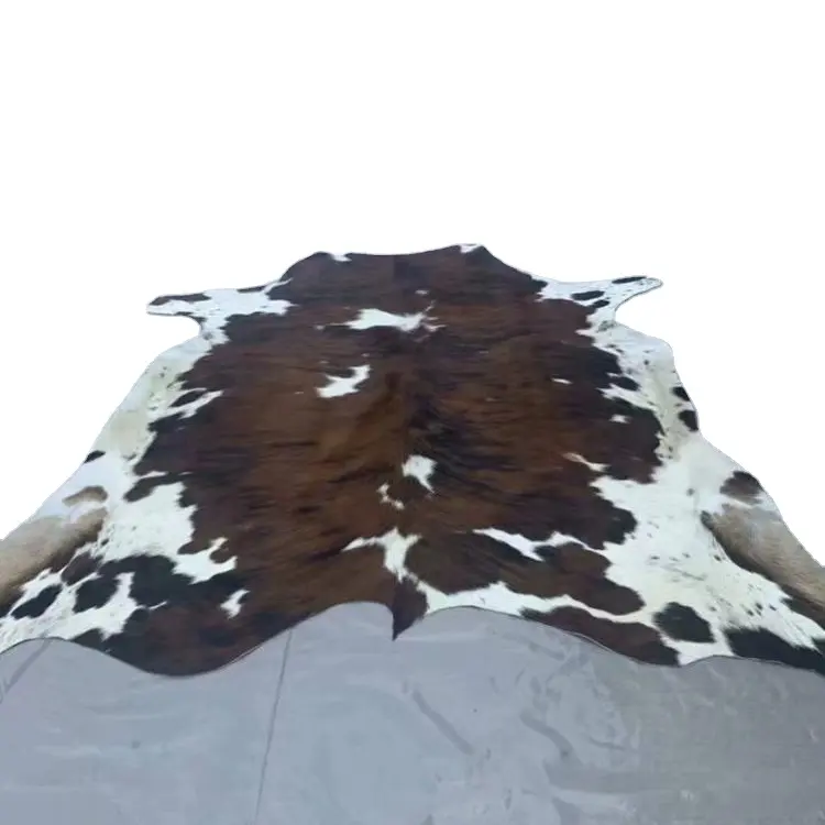 ब्राउन Brindle Cowhide के गलीचा उत्कृष्ट गुणवत्ता प्राकृतिक चमड़े छुपाएं