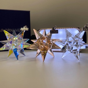 Ornamen gantung jendela, Amethyst kristal bintang Suncatcher Modern mewah bentuk Peri hadiah Dekorasi ukiran tema Peri