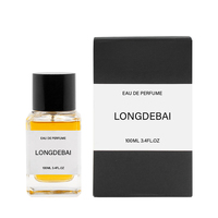 Baide - Botellas de Perfume Vacías Cuadradas de Lujo Personalizadas, 30 ml, 50 ml, 100 ml, Botella de Perfume Transparente con Caja de Embalaje