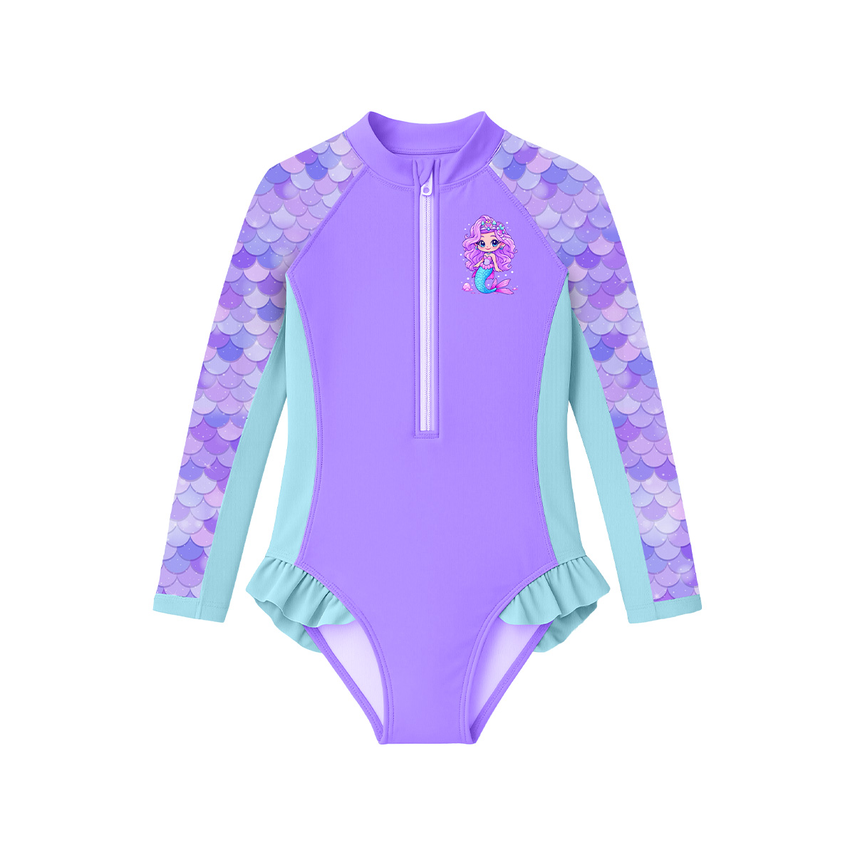 Scale - Textured Purple & Aqua