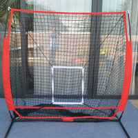 Filet de pratique de baseball robuste | Filet de frappe portable avec cadre pour l'entraînement de lancer Fielding Catching