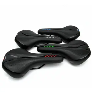 Good quality thick mountain bike saddle/bike soft seat/comfortable /fixed bag/mountain bike accessories silicone mat