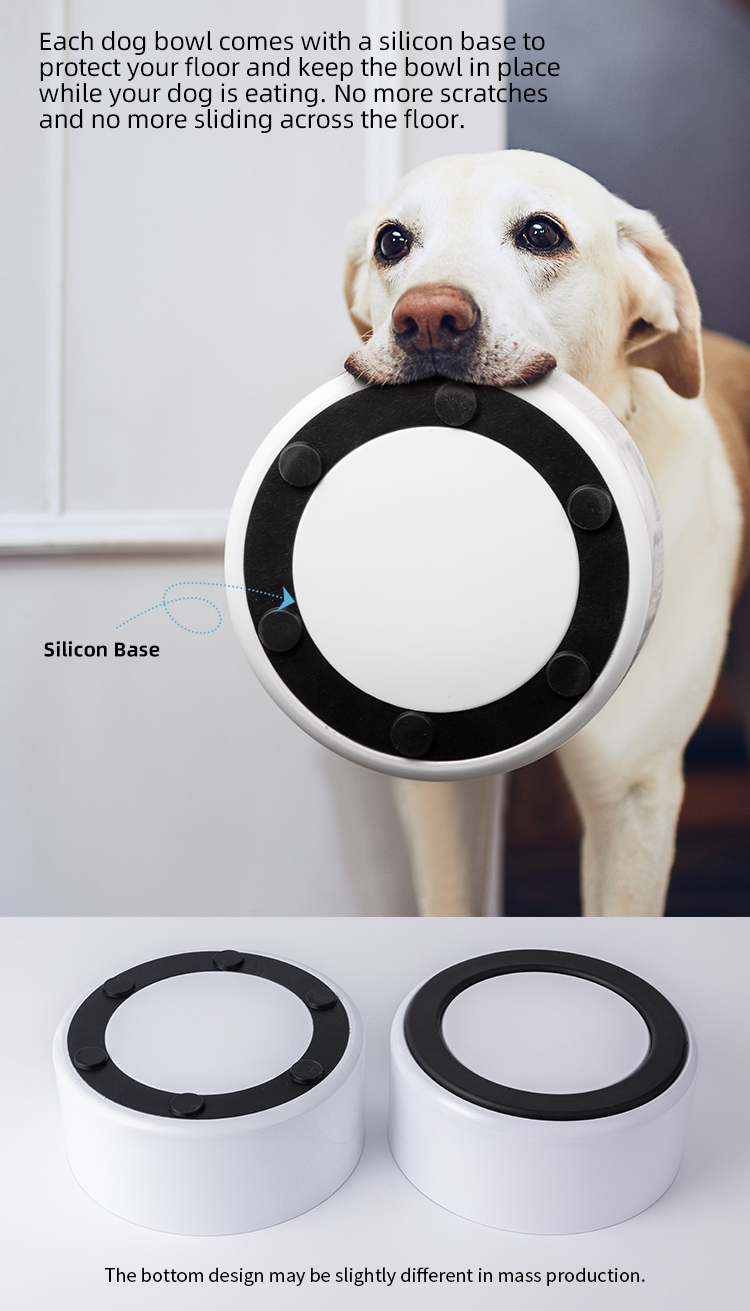 BestSub Custom 42oz 1250ml Sublimation Blanks Stainless Steel Puppy Bowl Dog Food Water Bowls