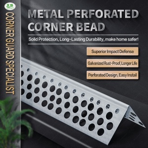 Accessoires pour plaques <span class=keywords><strong>de</strong></span> plâtre Cadre métallique Plaque <span class=keywords><strong>de</strong></span> plâtre en gypse <span class=keywords><strong>Angle</strong></span> mural - Product Image 3
