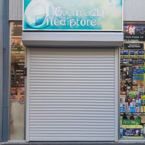 Porte à enroulement en aluminium Bolang, portes en aluminium sur mesure, motif personnalisé, sécurité, insonorisation, isolation, <span class=keywords><strong>automatique</strong></span>, enroulable, pour commerce - Product Image 2