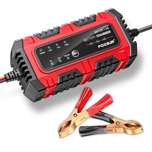 <span class=keywords><strong>Chargeur</strong></span> universel <span class=keywords><strong>6V</strong></span>/12V 1,5A pour batteries au plomb de voitures et motos, avec fonction de réparation intelligente et protection contre la surcharge - Product Image 1