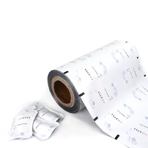 Custom Printed Plastic Film Laminated Heat Seal Soft Touch Food Packaging Material Roll Film For Food Packaging