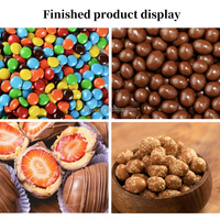 Chocolat caramélisé Sucre Amande Noix Arachide Confiserie Dragée Revêtement Polissage Pan Machine Prix