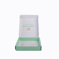 Boîte d'emballage cosmétique pliable personnalisée à faible coût, écologique, pour l'expédition de masques en ligne