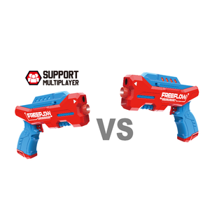 Jeu de tir de combat pour 2 joueurs, ensemble de pistolets électriques, gilets, pistolet laser infrarouge et gilet, multijoueur - Product Image 2