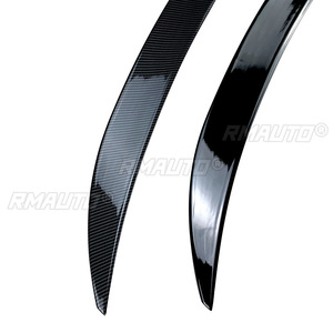 Alerón trasero para BMW Serie 5 F10 M5 2011 2012 2013 2014 2015 2016 2017 MP, divisor de maletero con apariencia de carbono / labio negro - Product Image 6