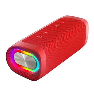 Portable Bluetooth Speaker With RGB Lighting Heavy Bass High Volume Waterproof Fabric Outdoor Use - Product Image 1