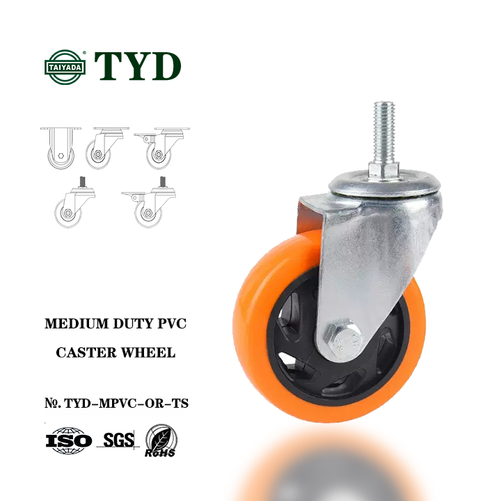 Caster Wheel nhà sản xuất công nghiệp Caster Wheel 1.5/2/2.5/3/4/5 inch STEM loại cho xe đẩy