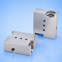Bloc de collecteur hydraulique personnalisé en aluminium 6061 usiné CNC de précision pour systèmes hydrauliques