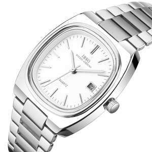 IBSO hommes Business Style <span class=keywords><strong>Seiko</strong></span> <span class=keywords><strong>montre</strong></span> à Quartz 3ATM étanche dernier mouvement Original <span class=keywords><strong>bracelet</strong></span> en acier inoxydable luxe personnalisable - Product Image 6
