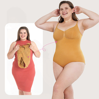 S-SHAPER Bodysuit Gainant Sculptant Respirant et Sans Coutures pour Femme, Dos Nu, String