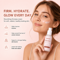 Crème raffermissante au champignon Reishi, hydratation intense, réparation de la peau avec collagène antioxydant stimulant pour tous les types de peau