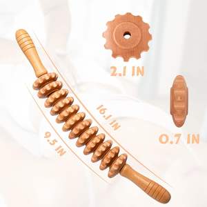 <span class=keywords><strong>2026</strong></span>年ホットセール天然素材ZOSOまたはOEM木製ボールマッサージツール筋肉リラックスボディアンチセルライトウエストマッサージ - Product Image 6