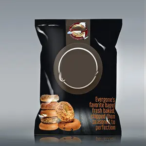 Support étanche à l'humidité personnalisé sac à fermeture éclair pop-corn chips emballage refermable sac d'emballage alimentaire personnalisé