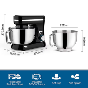 Batidora de Cocina Personalizada, Eléctrica, con Tazón de Acero Inoxidable de 4.5L - Product Image 3