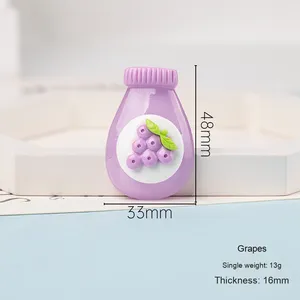 เครื่องประดับรูปสัตว์การ์ตูน 3 มิติ ยี่ห้อ Pretty <span class=keywords><strong>Fox</strong></span>  ทำจากเรซิ่นเรืองแสงในที่มืด  แบบ DIY ใช้กาวครีม  เป็นมิตรกับสิ่งแวดล้อม  รูปทรงขวดเครื่องดื่มผลไม้ - Product Image 6