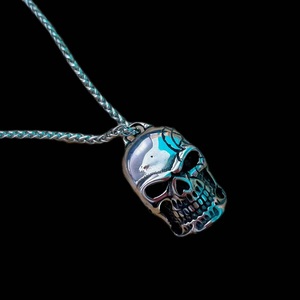 Fabbrica di Halloween accessori pendenti impermeabili in acciaio inossidabile retrò imponente Multi-stile teschio ciondolo collana a mio figlio - Product Image 6