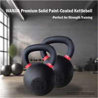 Kettlebell Hyrox Sert en fonte robuste pour l'entraînement de force du corps entier, les entraînements HIIT et fonctionnels