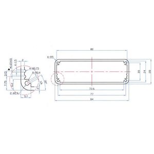 Custom Switch <b>Box</b> Enclosure Electric <b>Metal</b> <b>Box</b> Case Aluminum Extrusion CNC Machining Parts IP54 Rated Powder Coated OEM/ODM - Product Image 4