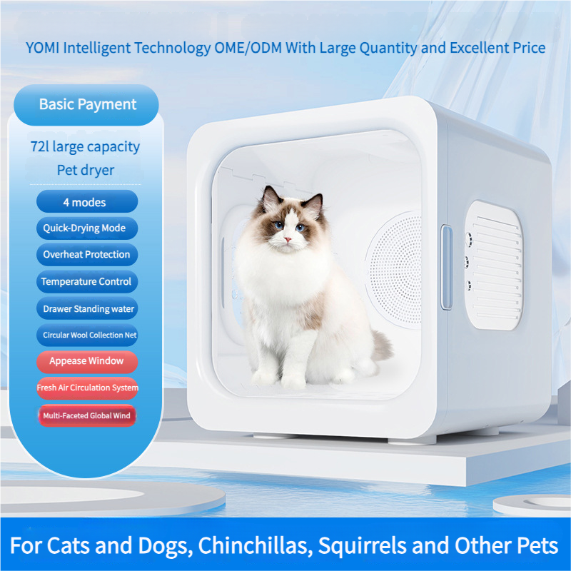 Boîte de séchage pour animaux White-Basic