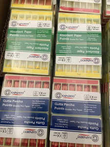 Tandheelkundige <span class=keywords><strong>Gutta</strong></span> <span class=keywords><strong>Percha</strong></span> Punten Kleur Gecodeerd 02/04/06 Taper Sterk Waterabsorptiecapaciteit Goede Flexibiliteit Handmatige Stroombron Voor - Product Image 3