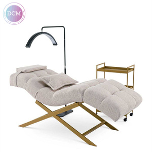 Lit <span class=keywords><strong>de</strong></span> studio pour extensions <span class=keywords><strong>de</strong></span> cils, vente chaude, personnalisé, 84 <span class=keywords><strong>pouces</strong></span>, <span class=keywords><strong>30</strong></span> <span class=keywords><strong>pouces</strong></span> <span class=keywords><strong>de</strong></span> large, inclinable, courbe, avec lumière - Product Image 1