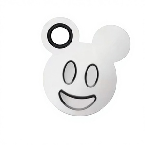 Palette de maquillage en acier inoxydable en forme de Mickey, modèle 2026, très populaire, plateau de mélange cosmétique mignon avec spatule - Product Image 4
