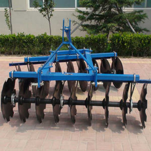 Arado de Discos de 4 Filas, Cultivador Agrícola Hidráulico Desplazable, Equipo Agrícola de Alta Resistencia Montado en Tractor - Product Image 1