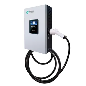 Estação de carregamento DC Pilha 7Kw 20Kw 30Kw 40Kw CCS2 Carregador comercial rápido Ev DC Wallbox estação para carros elétricos veículos