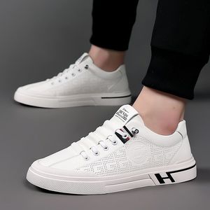 Nuevo Estilo de Zapatos Deportivos Transpirables de Cuero Genuino con Relieve, Modernos y Multiusos para Hombre, para Primavera, Verano y Otoño - Product Image 3