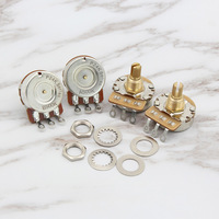 Potentiomètre de volume pour guitare électrique BONENS, modèle CTS, boîtier métallique, tolérance +/-10%, A250K B250K A500K B500K