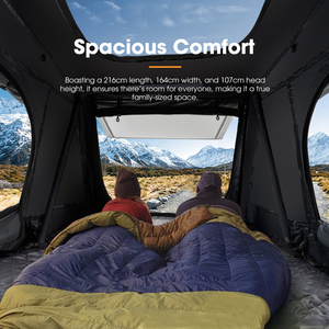 For ABS Hard Rooftop <b>Tent</b> <b>Waterproof</b> Clamshell 4x4 UV Protection 50+ Quick Automatic Opening 300kg Capacity - Product Image 4