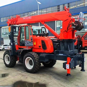 3t 5t xe nâng cần cẩu Forklift forks <span class=keywords><strong>Crane</strong></span> tập tin đính kèm 4x4 bánh xe ổ đĩa xe nâng với cần cẩu - Product Image 6