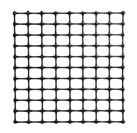 Géogrille biaxiale en plastique PP pour pavés en béton de construction de voies d'accès et de chemins de fer, 20kn 30kn 35kn