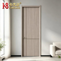 Portes intérieures modernes en MDF, polymère PVC, sur mesure, économiques, insonorisées, durables, pour écoles, hôtels, appartements, chambres, salles de bain, villas