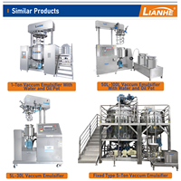 Ascenseur hydraulique sous vide cosmétique émulsifiant Machine homogénéisateur mélangeur cosmétique émulsifiant Machine Lotion crème faisant la Machine