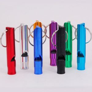 Custom Logo Aluminum Survival <b>Safety</b> Emergency Whistle Metal Keyring <b>Keychain</b> for Outdoor Event - Product Image 6