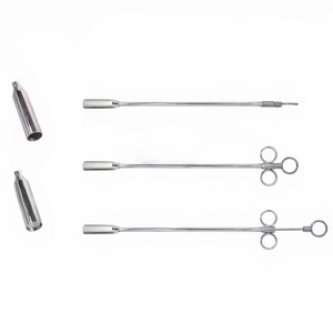 Pistolet de mise en capsules vétérinaire avec tête métallique à ressort ou sans ressort pour la livraison de bolus chez le bétail (acier inoxydable) - Product Image 1