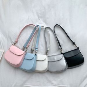 Custom PU Leather Mini Shoulder <b>Bag</b> Fashion Handbag Simple Plain <b>Sling</b> <b>Bags</b> Candy Color Little Girl Pink White Hand <b>Bag</b> - Product Image 1