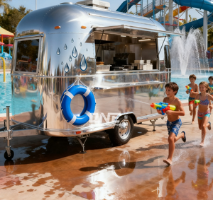 Taco Truck Mexican Near Me en venta Foodtruck Trailers Wagon and Lunch Cart New Tacos Now Hook Van Bbq Taco Trailer - Product Image 2