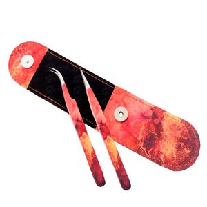 Pince à cils de marque privée de meilleure qualité Nouveau design Extensions de cils à sourcils en acier inoxydable Volume de fibre pointu - Product Image 6