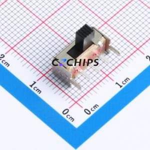 SK-12E12-G5 Slide Switch Through hole Component (THT) Switch Single Pole Double Throw Rectangle Pin Header PC Pin 10.6mm - Product Image 1