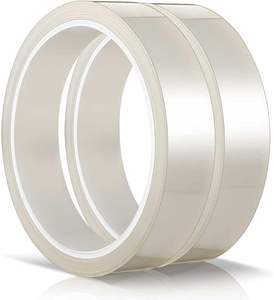 <span class=keywords><strong>Bande</strong></span> haute température clair Transparent PET Polyester Film Silicone colle <span class=keywords><strong>auto</strong></span>-adhésif poudre revêtement anodisation ruban <span class=keywords><strong>de</strong></span> masquage - Product Image 1