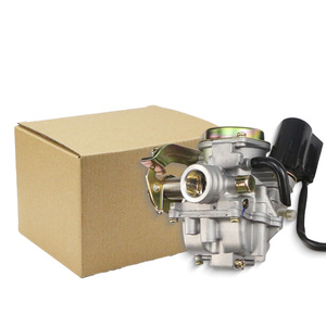 Carburador PD18J 18mm CVKGY6 para Scooters y ATVs de <span class=keywords><strong>50cc</strong></span> 100cc, Compatible con Motores 139QMB 139QMA, Nueva Mejora de Rendimiento para <span class=keywords><strong>Ciclomotor</strong></span> con <span class=keywords><strong>Cubierta</strong></span> de Cobre - Product Image 1